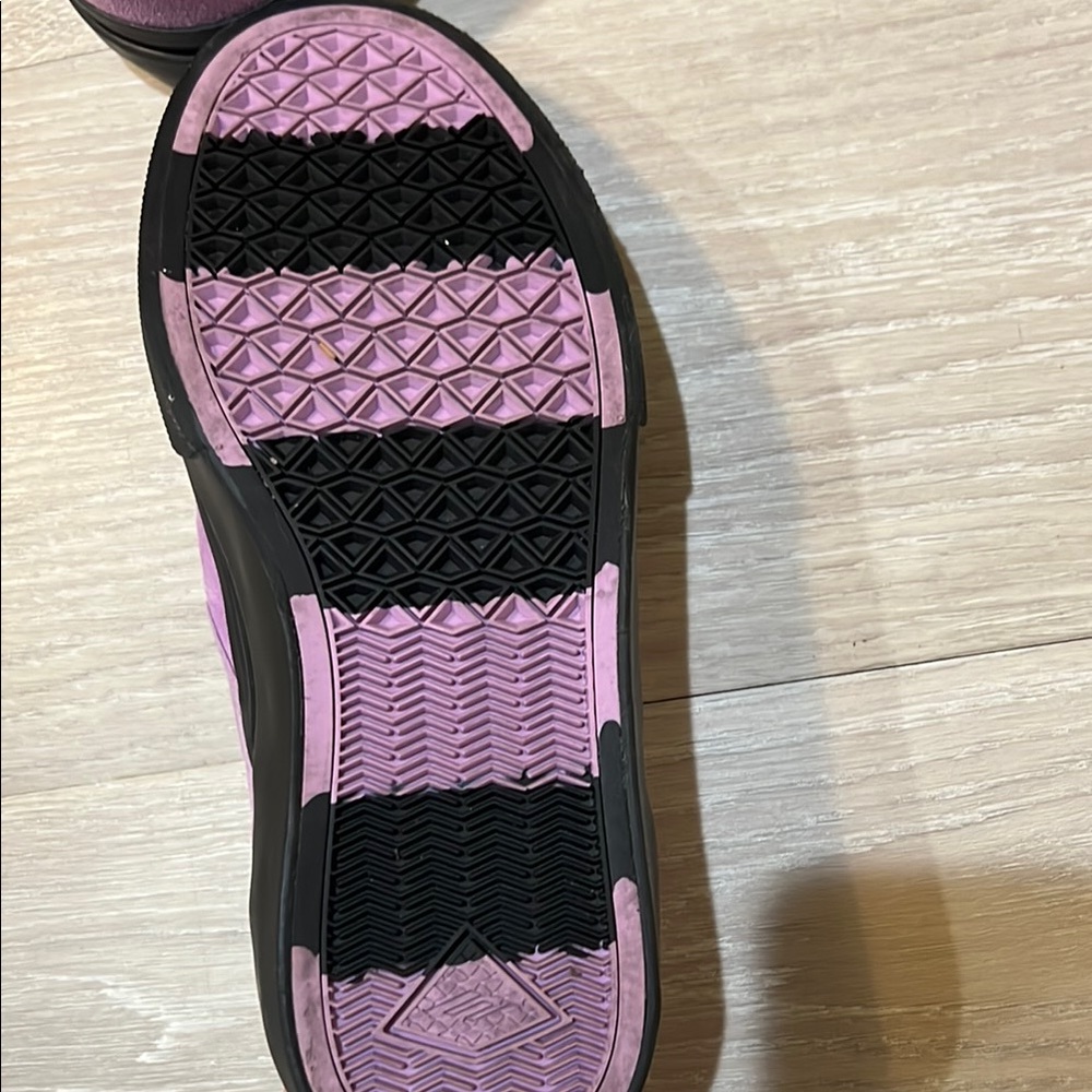 Emerica Purple and Black womens Slip-On Shoes - Picture 3 of 3